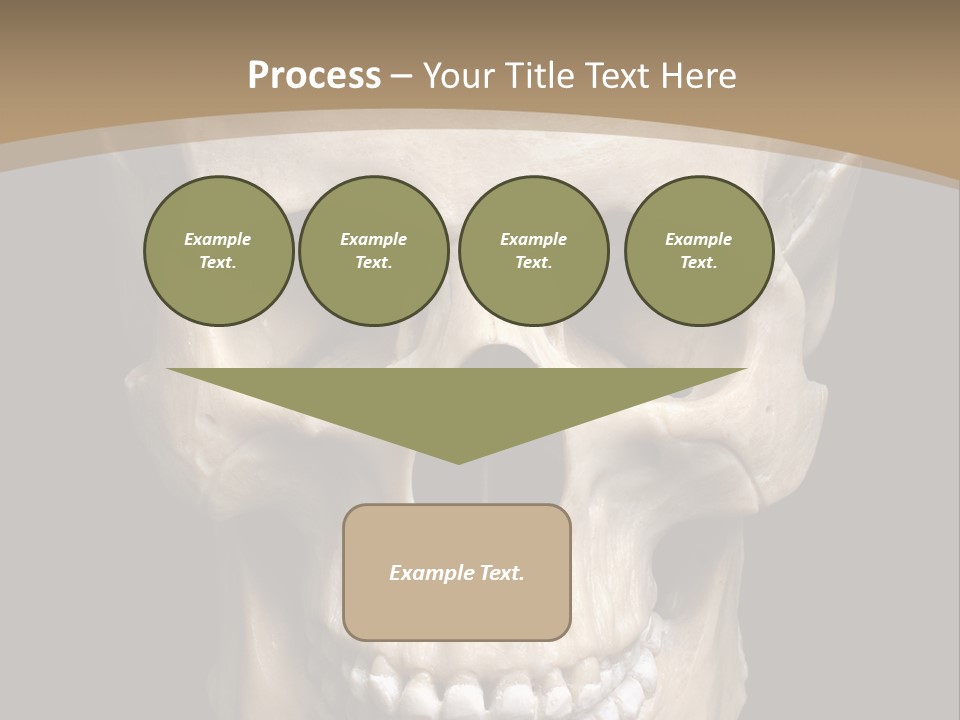 Skeleton Gothic Human PowerPoint Template