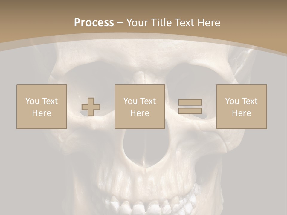 Skeleton Gothic Human PowerPoint Template