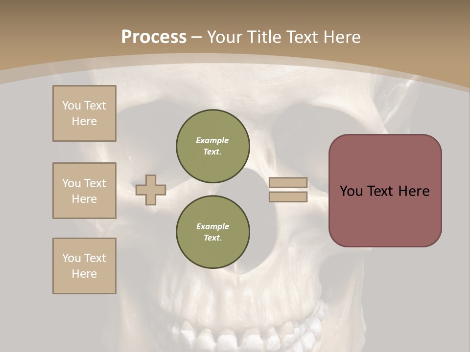 Skeleton Gothic Human PowerPoint Template