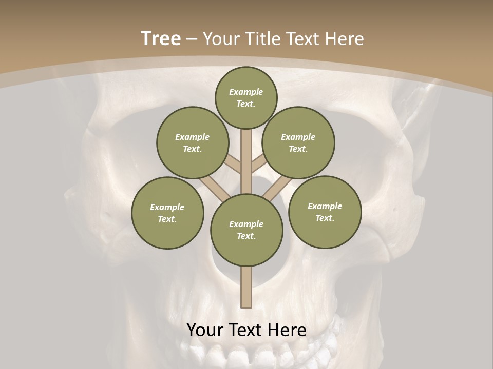 Skeleton Gothic Human PowerPoint Template