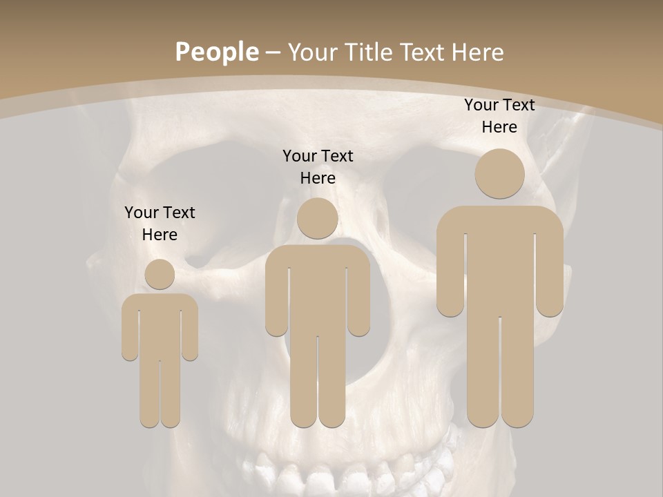 Skeleton Gothic Human PowerPoint Template