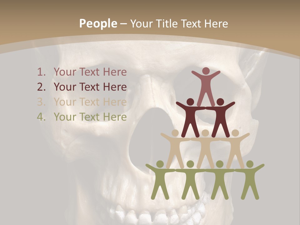 Skeleton Gothic Human PowerPoint Template