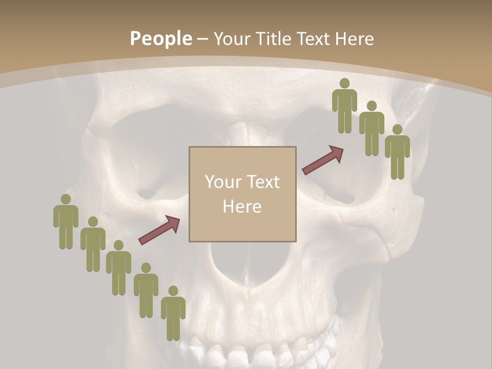 Skeleton Gothic Human PowerPoint Template