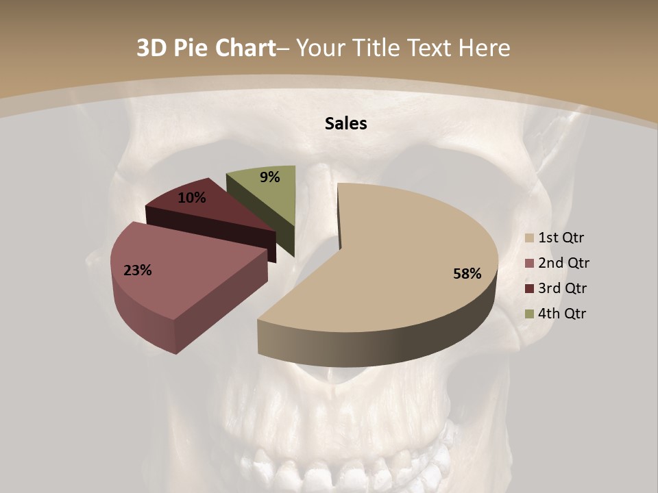 Skeleton Gothic Human PowerPoint Template