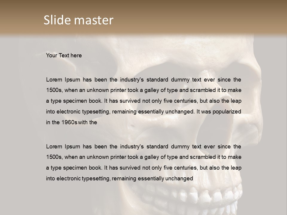 Background Death Medicine PowerPoint Template