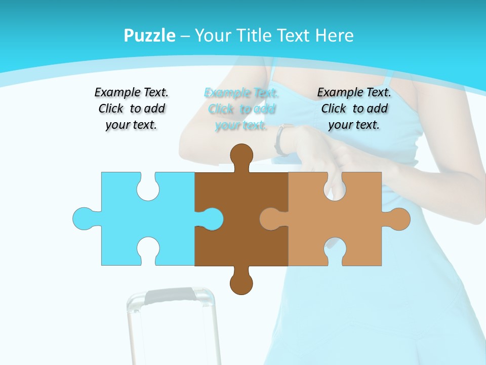 Girl  Travel PowerPoint Template