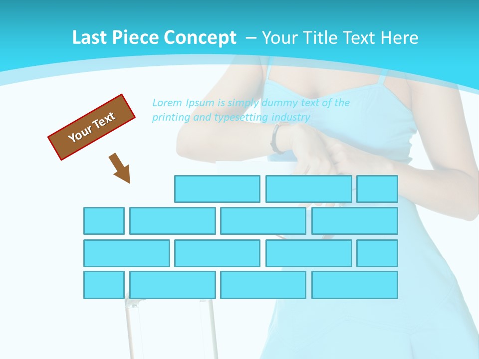 Girl  Travel PowerPoint Template