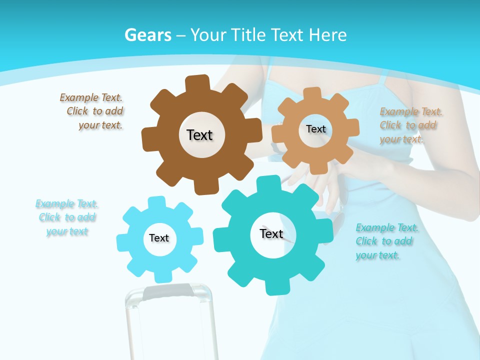 Girl  Travel PowerPoint Template