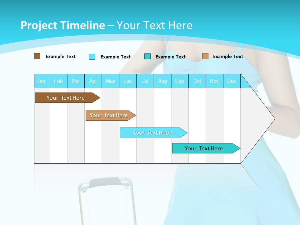 Girl  Travel PowerPoint Template