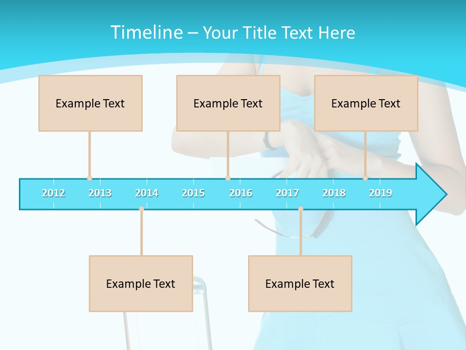 Girl  Travel PowerPoint Template