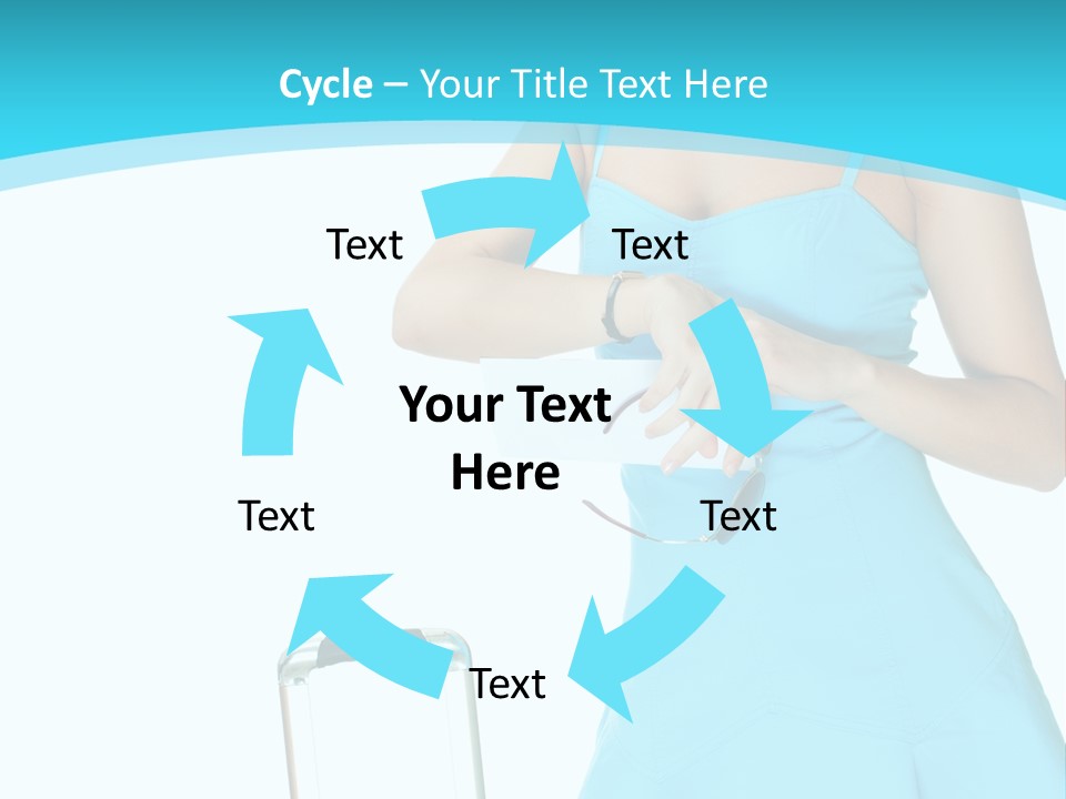 Girl  Travel PowerPoint Template