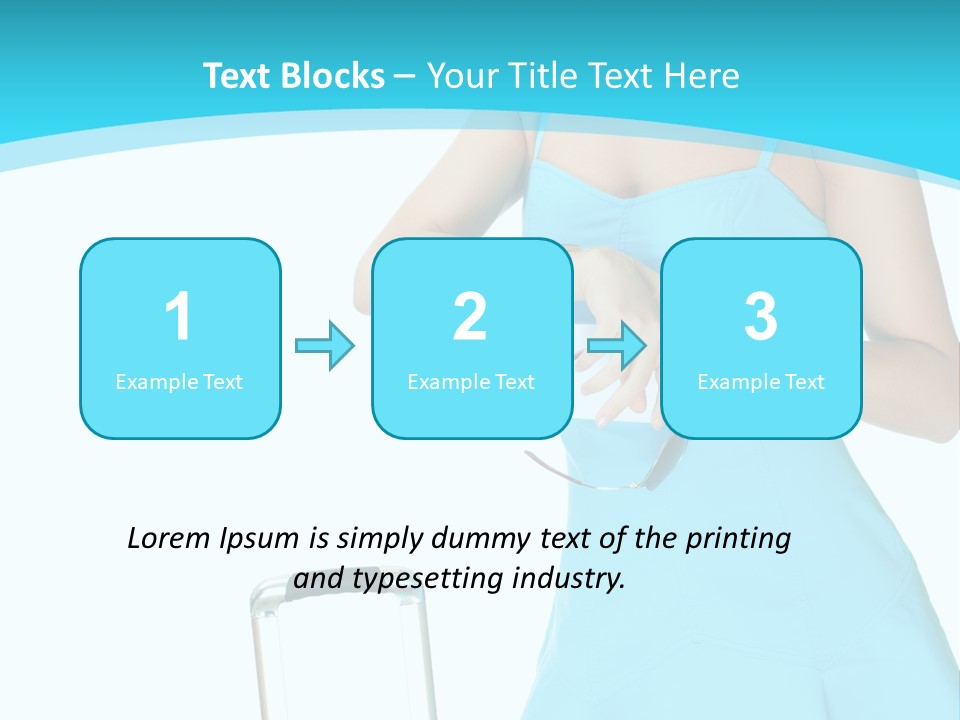 Girl  Travel PowerPoint Template