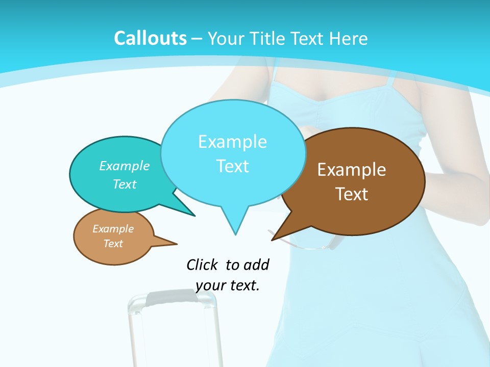 Girl  Travel PowerPoint Template