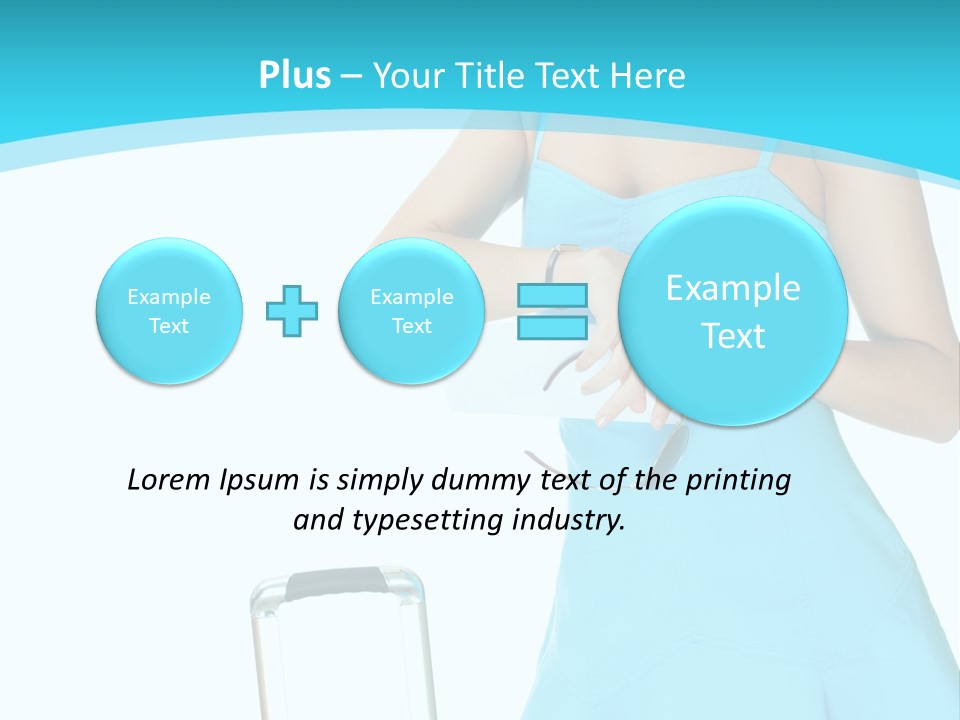 Girl  Travel PowerPoint Template