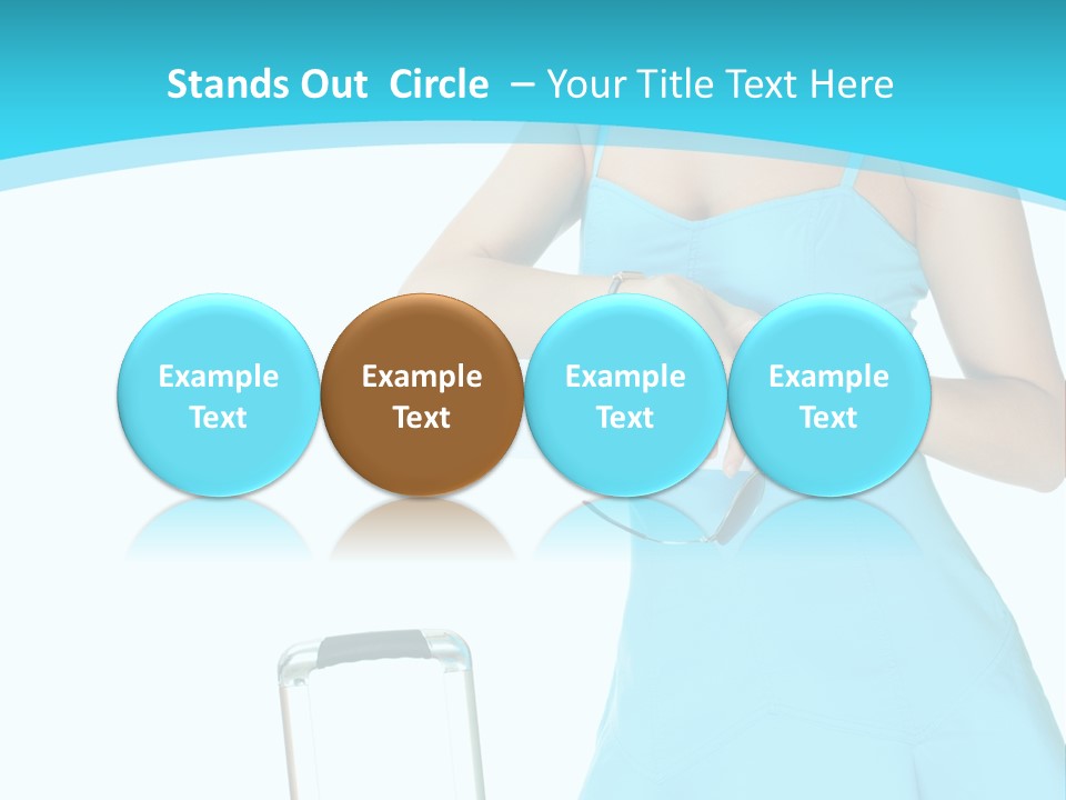 Girl  Travel PowerPoint Template