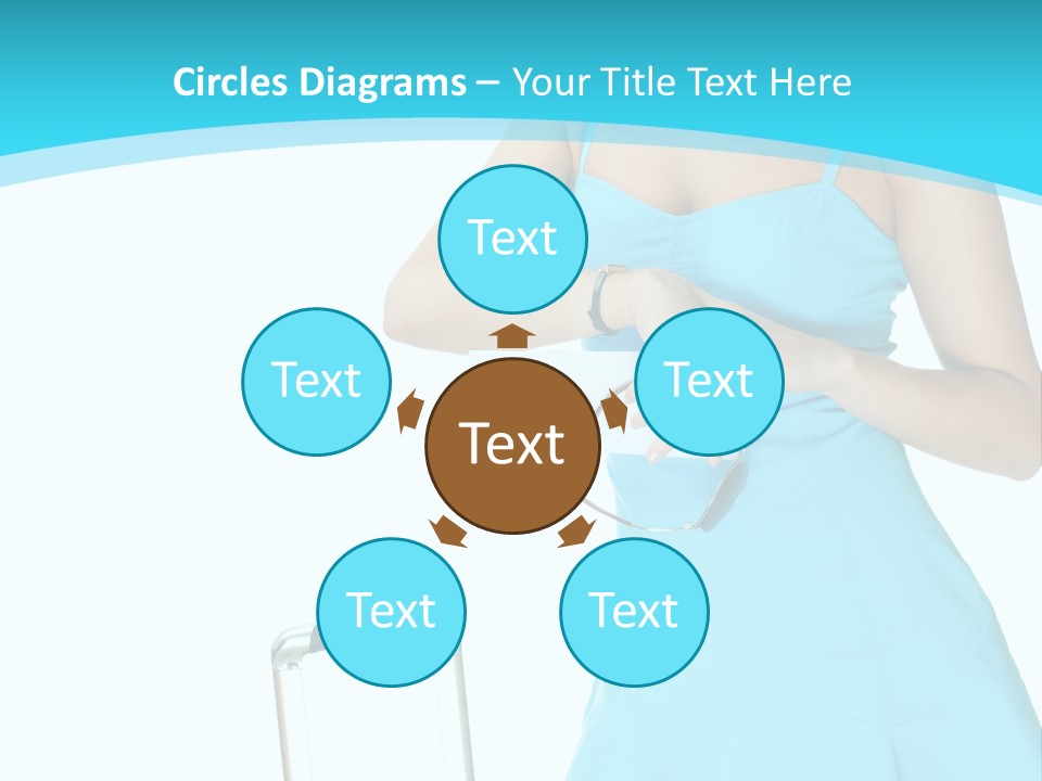 Girl  Travel PowerPoint Template