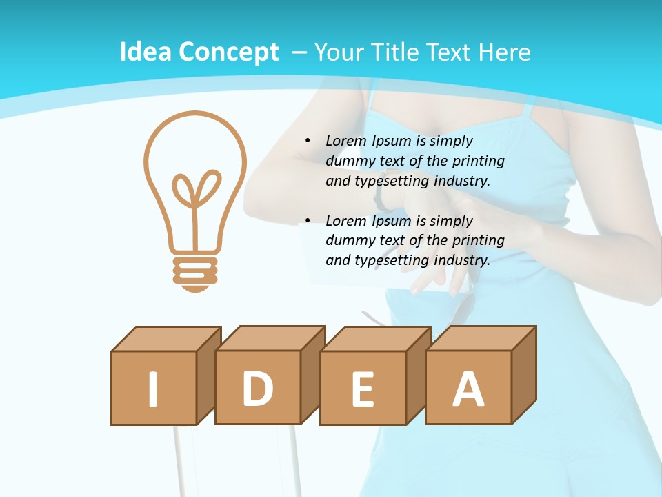 Girl  Travel PowerPoint Template