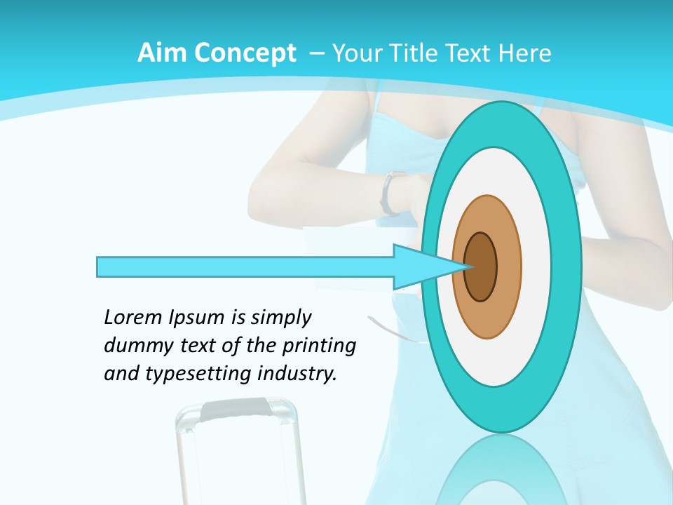 Girl  Travel PowerPoint Template