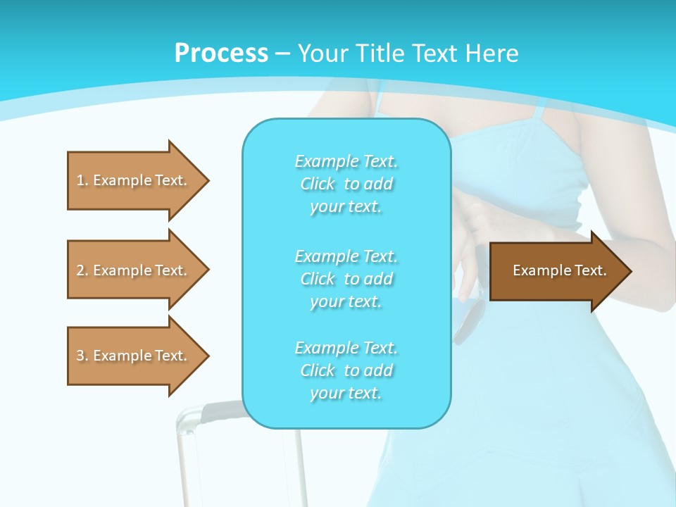 Girl  Travel PowerPoint Template