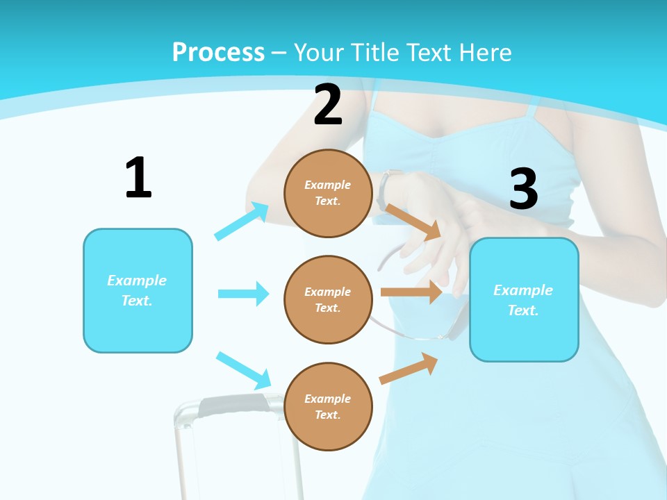 Girl  Travel PowerPoint Template