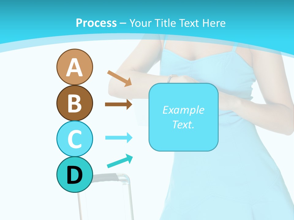 Girl  Travel PowerPoint Template