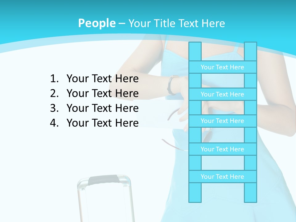 Girl  Travel PowerPoint Template