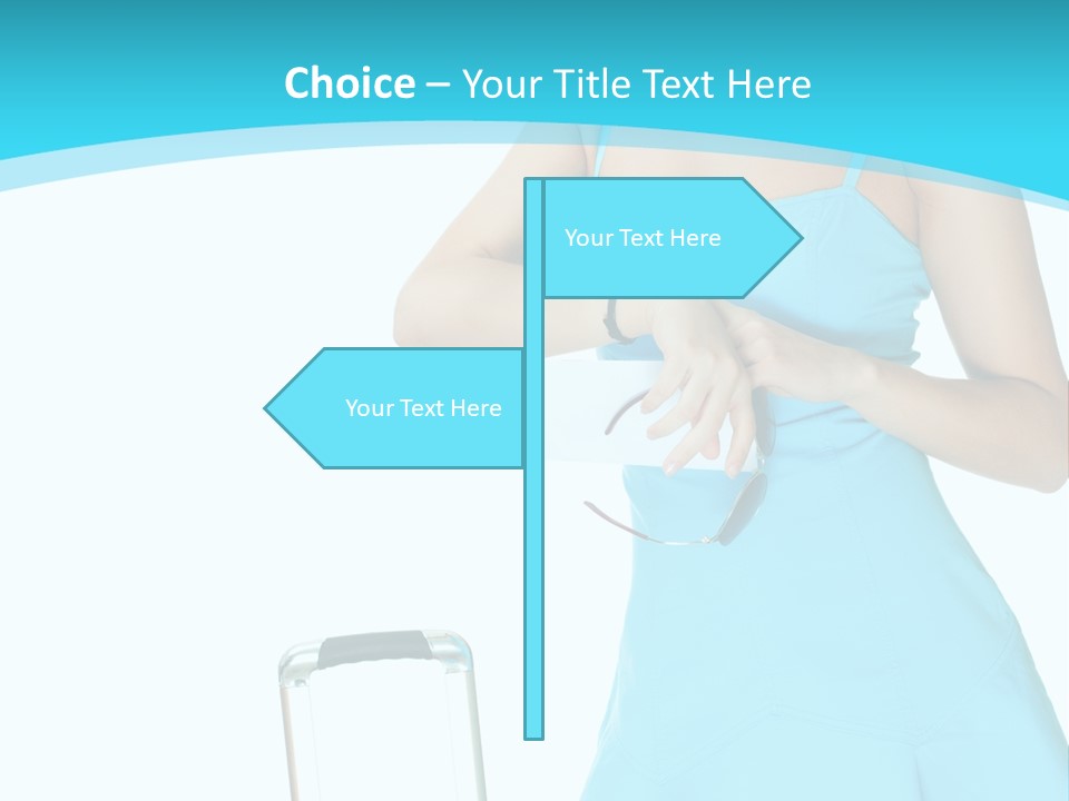 Girl  Travel PowerPoint Template