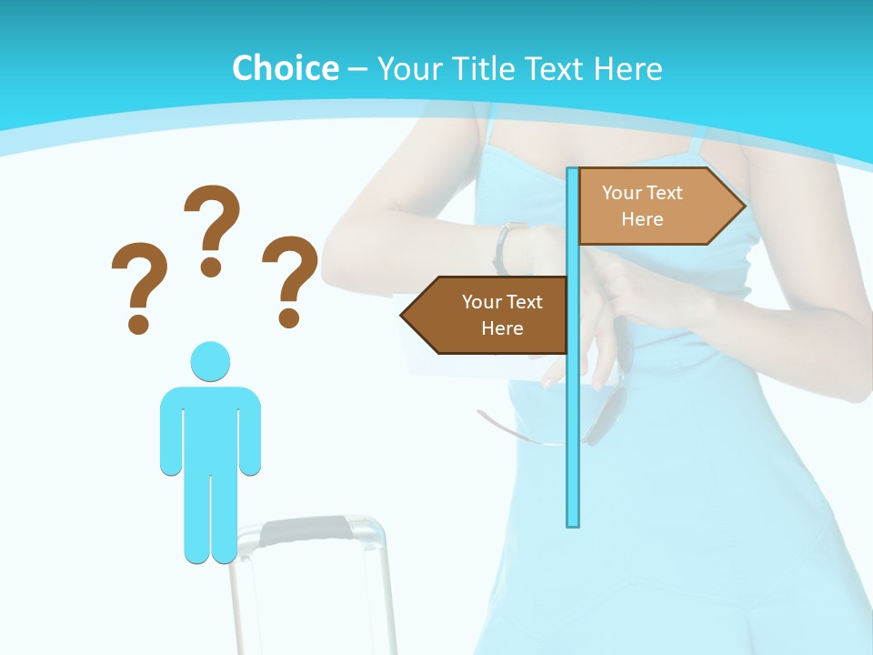 Girl  Travel PowerPoint Template