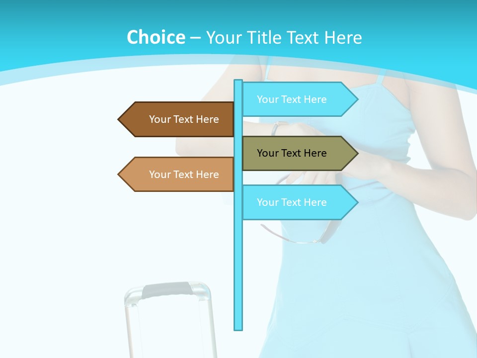 Girl  Travel PowerPoint Template