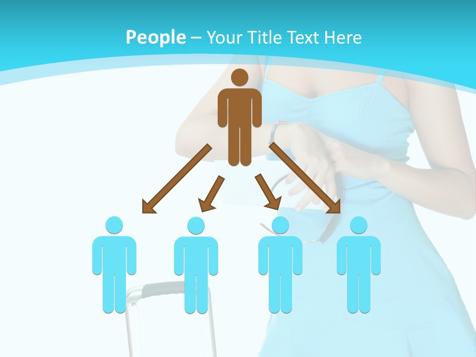 Girl  Travel PowerPoint Template