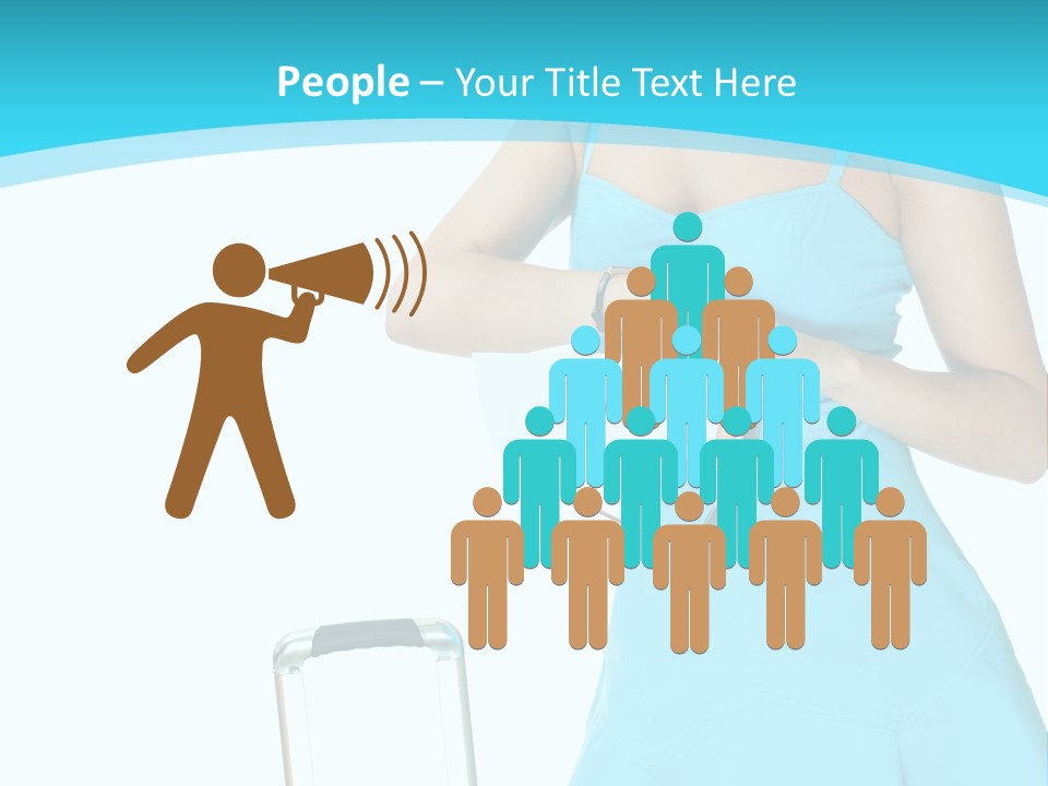 Girl  Travel PowerPoint Template