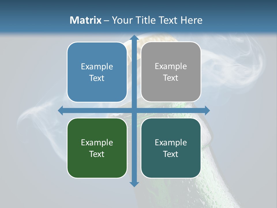 Drop Green Lager PowerPoint Template