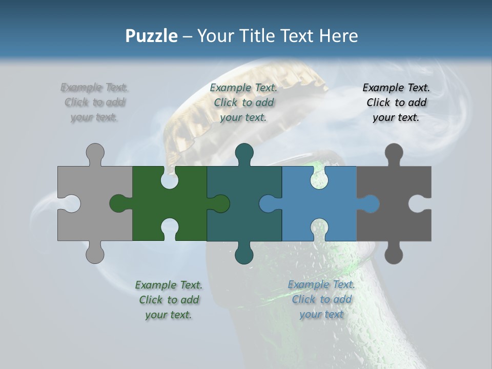 Drop Green Lager PowerPoint Template