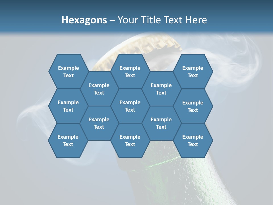 Drop Green Lager PowerPoint Template