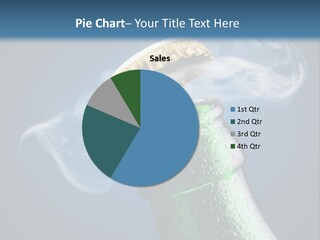 Drop Green Lager PowerPoint Template