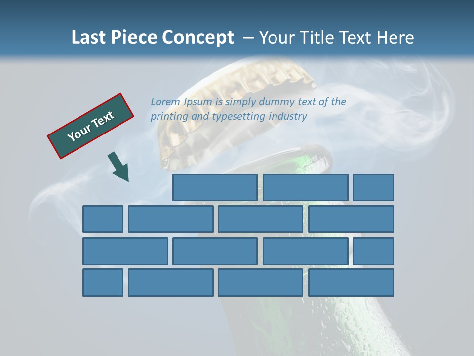 Drop Green Lager PowerPoint Template