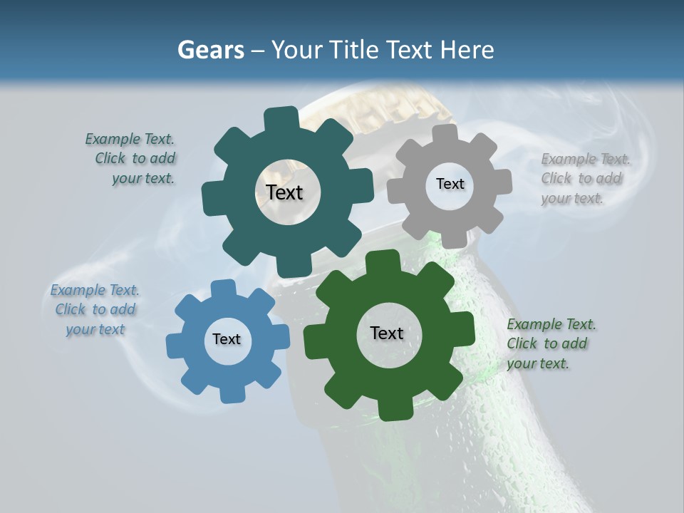 Drop Green Lager PowerPoint Template