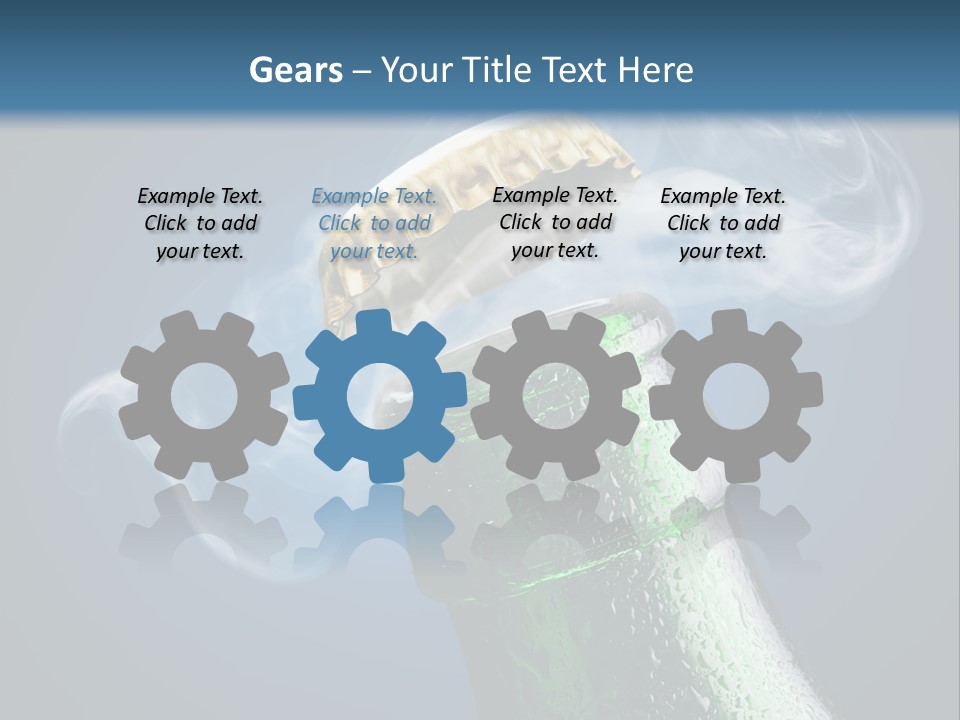 Drop Green Lager PowerPoint Template
