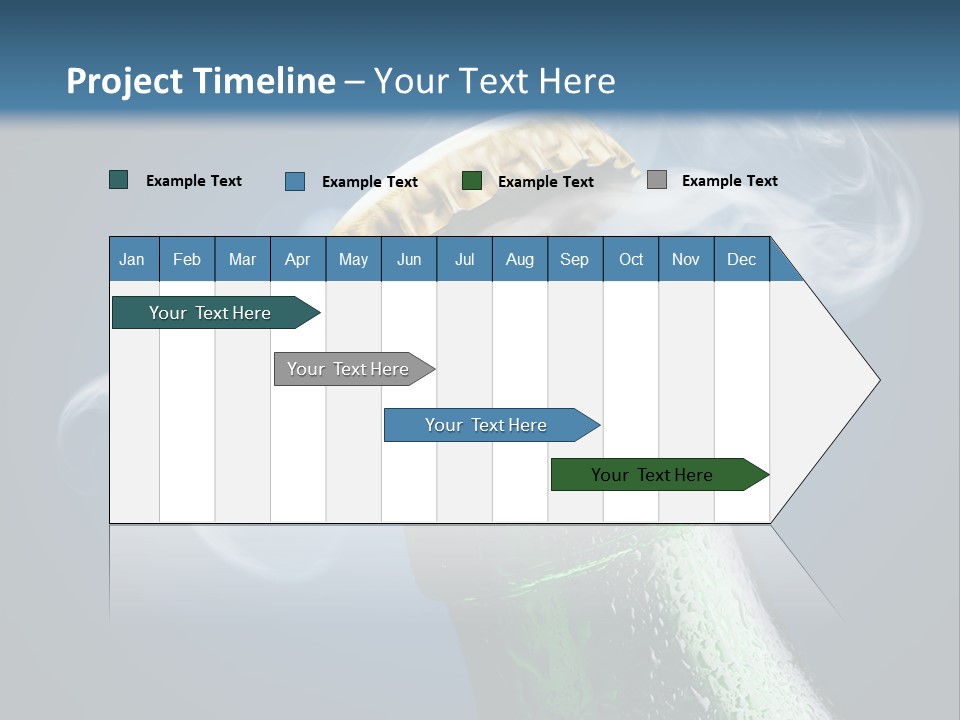 Drop Green Lager PowerPoint Template