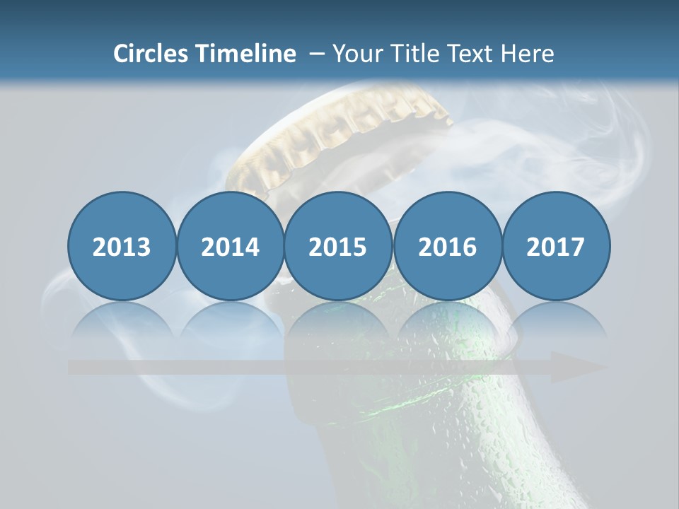 Drop Green Lager PowerPoint Template