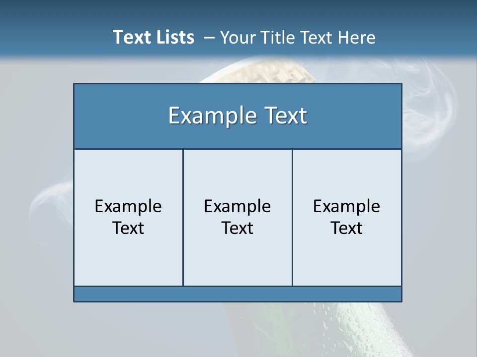 Drop Green Lager PowerPoint Template