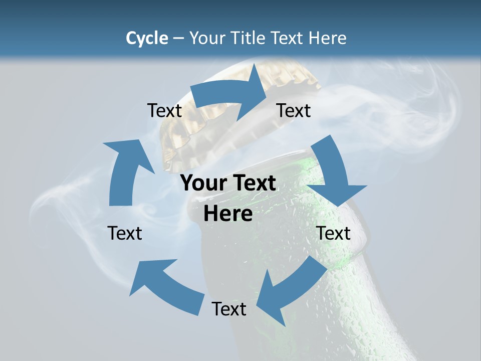 Drop Green Lager PowerPoint Template