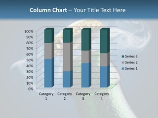 Drop Green Lager PowerPoint Template