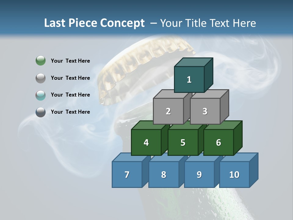 Drop Green Lager PowerPoint Template