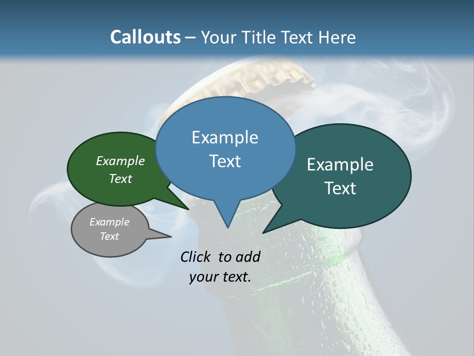 Drop Green Lager PowerPoint Template