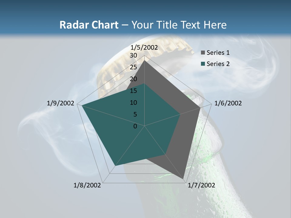 Drop Green Lager PowerPoint Template