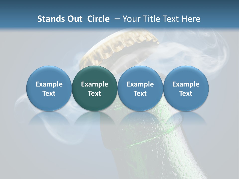Drop Green Lager PowerPoint Template