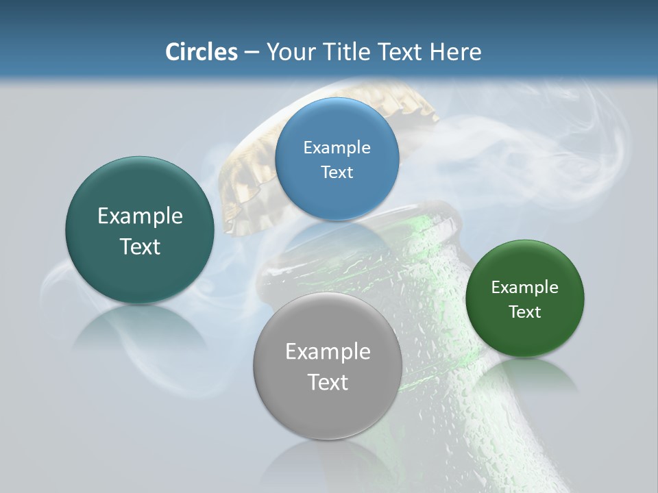 Drop Green Lager PowerPoint Template