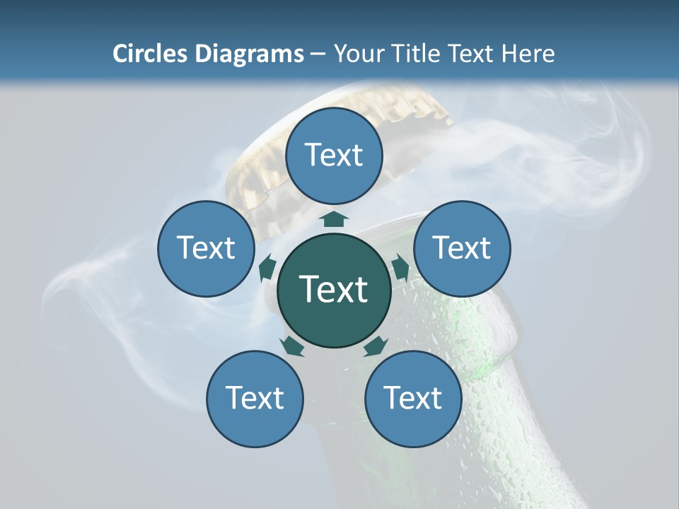 Drop Green Lager PowerPoint Template