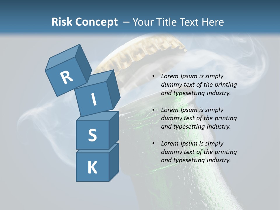 Drop Green Lager PowerPoint Template